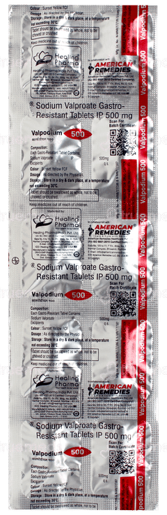 Valpodium 500 Tablet 10